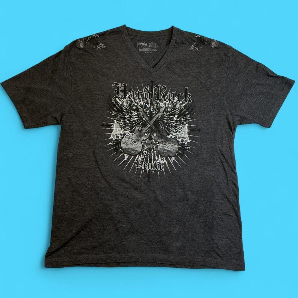 Hard rock cafe venice v neck tee